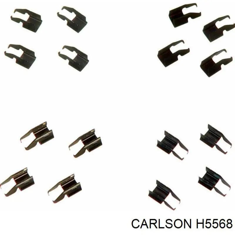 H5568 Carlson kit de reparação de suporte do freio dianteiro