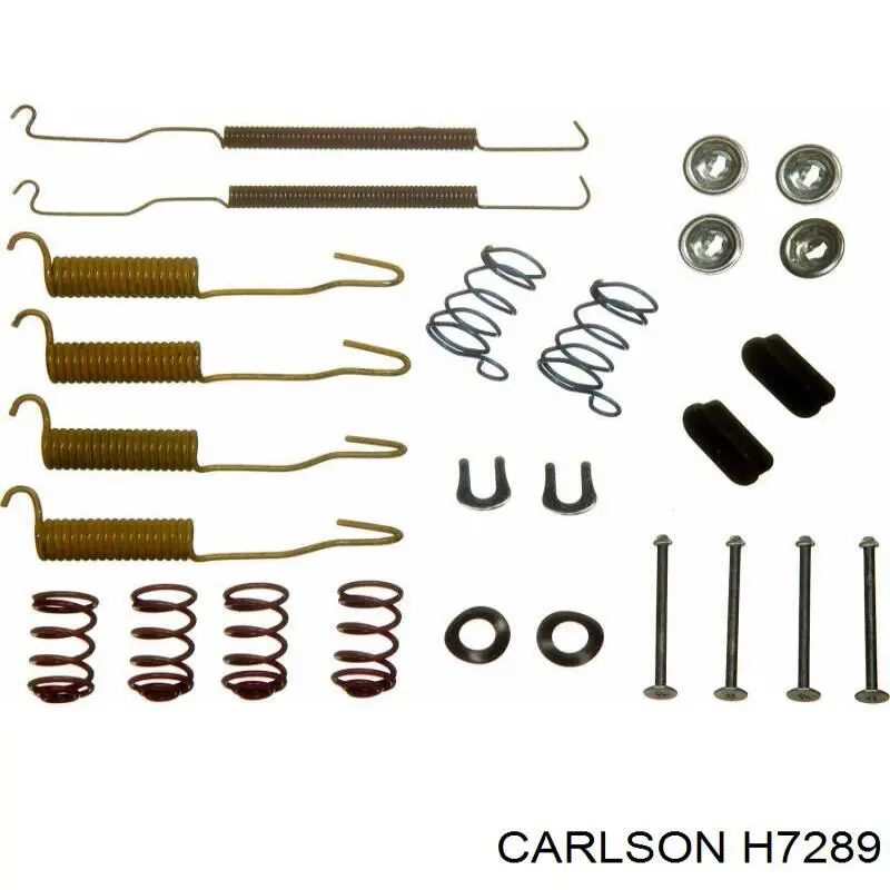 Установочный комплект задних барабанных колодок Carlson H7289 цена, от 12.32 USD