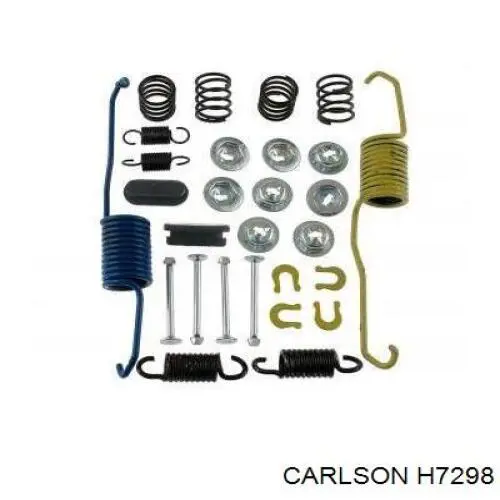 Установочный комплект задних барабанных колодок Carlson H7298 цена, от 12.61 USD