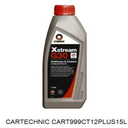 Охолоджуюча рідина (ОР) CART999CT12PLUS15L Cartechnic