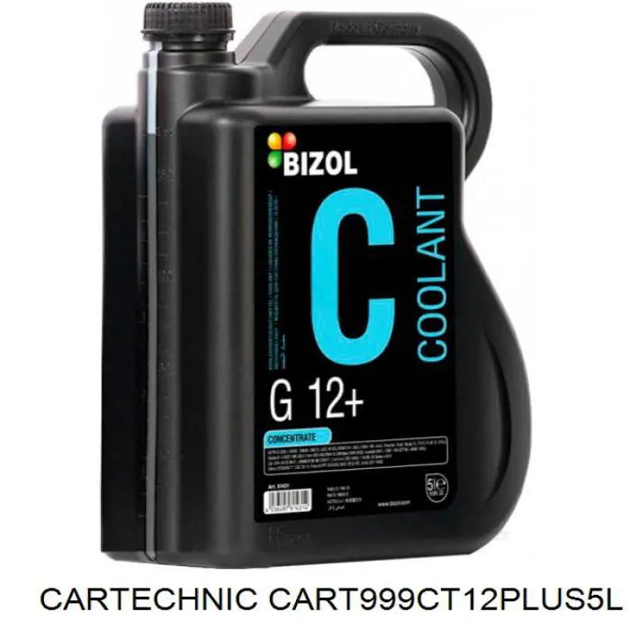 CART999CT12PLUS5L Cartechnic Охлаждающаяя жидкость