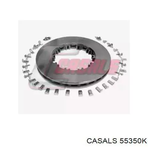 Передние тормозные диски 55350K Casals