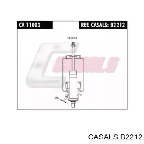 Амортизатор кабины (TRUCK) B2212 Casals