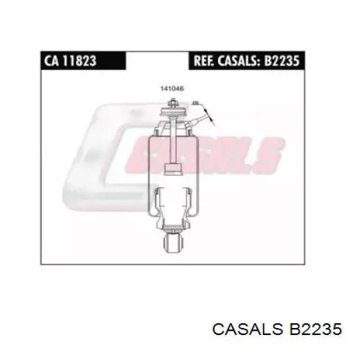 Амортизатор кабины (TRUCK) B2235 Casals