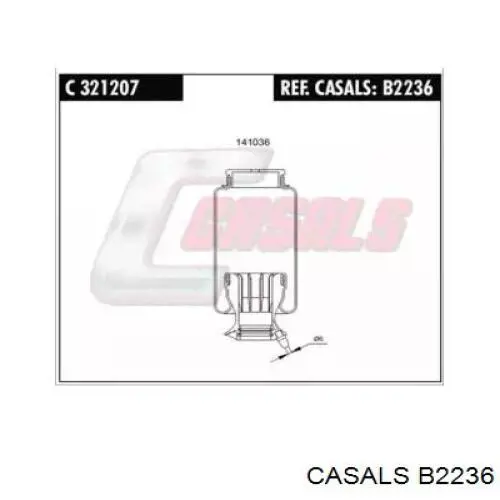 Пневмоподушка кабины B2236 Casals