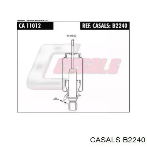 Пневмоподушка кабины B2240 Casals