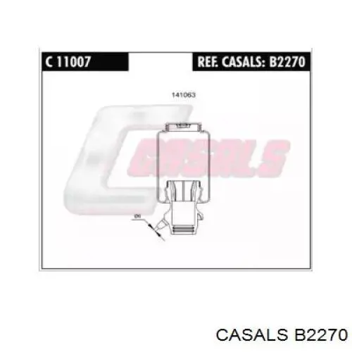 Амортизатор кабины (TRUCK) B2270 Casals