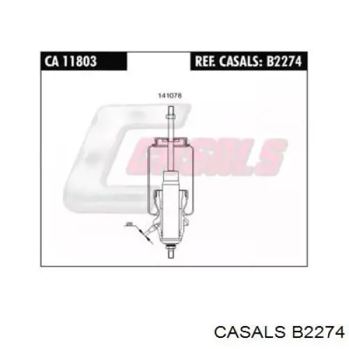 Амортизатор кабины (TRUCK) B2274 Casals