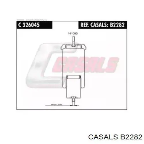 B2282 Casals coxim pneumático de cabina