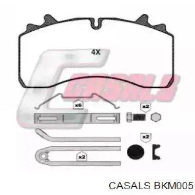 Задние тормозные колодки BKM005 Casals