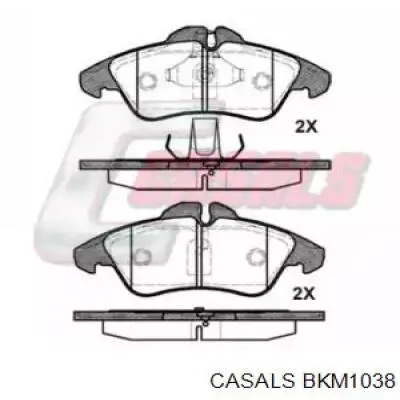 Передние тормозные колодки BKM1038 Casals