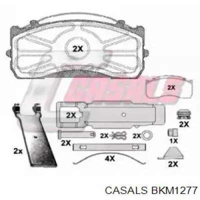 Передние тормозные колодки BKM1277 Casals