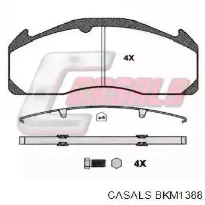 Передние тормозные колодки BKM1388 Casals