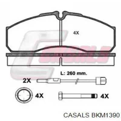 Передние тормозные колодки BKM1390 Casals