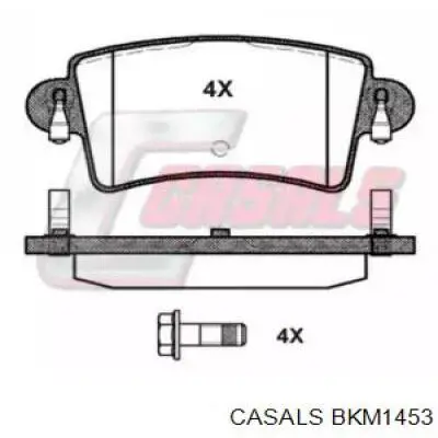 Задние тормозные колодки BKM1453 Casals