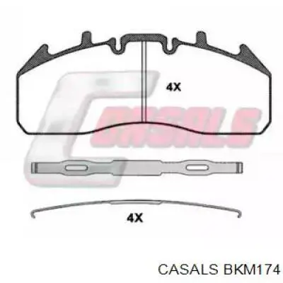 Передние тормозные колодки BKM174 Casals