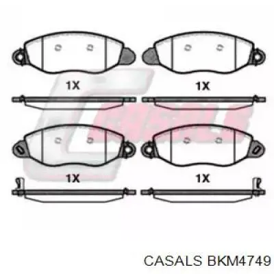 Передние тормозные колодки BKM4749 Casals