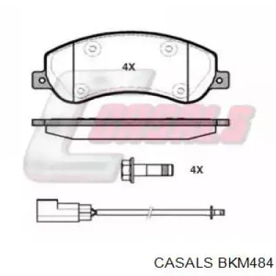 Передние тормозные колодки BKM484 Casals