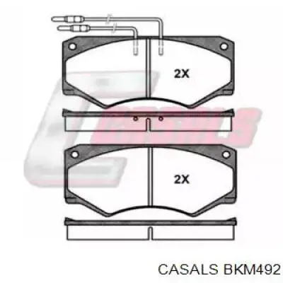 Передние тормозные колодки BKM492 Casals