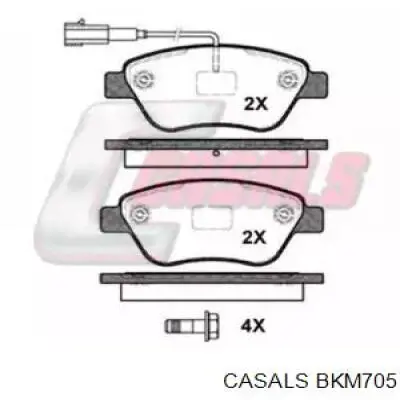 Передние тормозные колодки BKM705 Casals