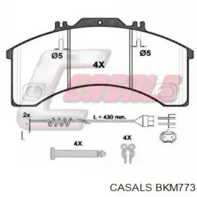 Передние тормозные колодки BKM773 Casals