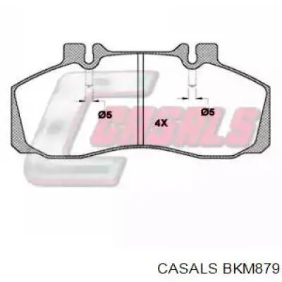 Передние тормозные колодки BKM879 Casals