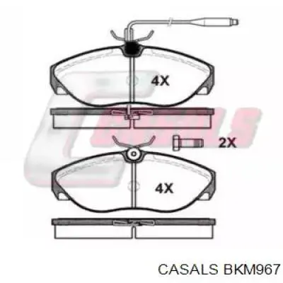 Передние тормозные колодки BKM967 Casals