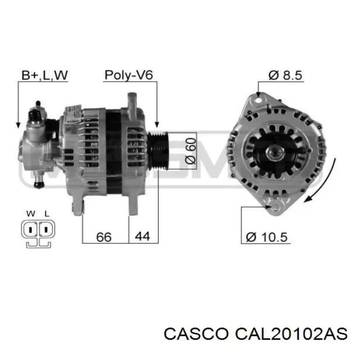 Купить CAL20102AS Casco Генератор