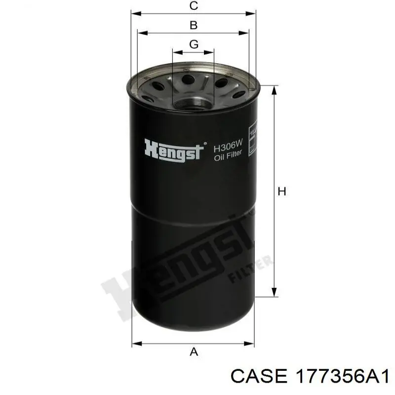 Фильтр гидравлики рулевой рейки Case 177356A1 цена, от 55.14 USD