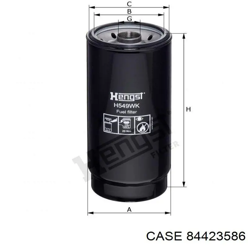 Топливный фильтр P553200 Donaldson