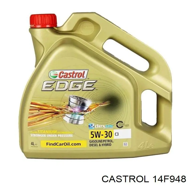 Моторное масло Castrol EDGE FST 5W-30 Синтетическое 4л (14F948)