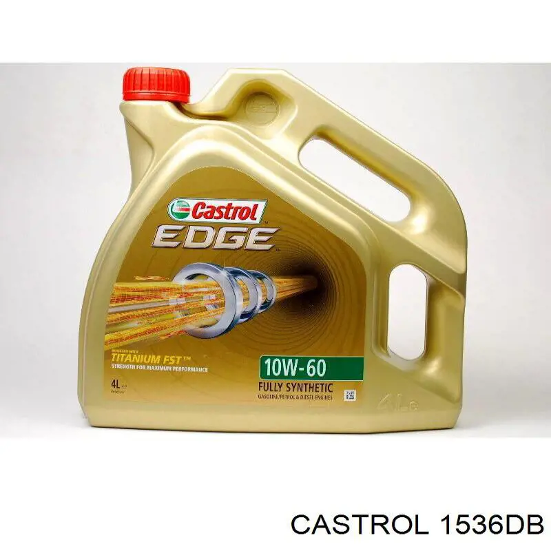 Моторное масло Castrol EDGE Titanium FST 10W-60 Синтетическое 4л (1536DB)