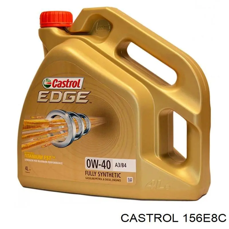 Моторное масло Castrol EDGE A3/B4 TITANIUM FST 0W-40 Синтетическое 4л (156E8C)