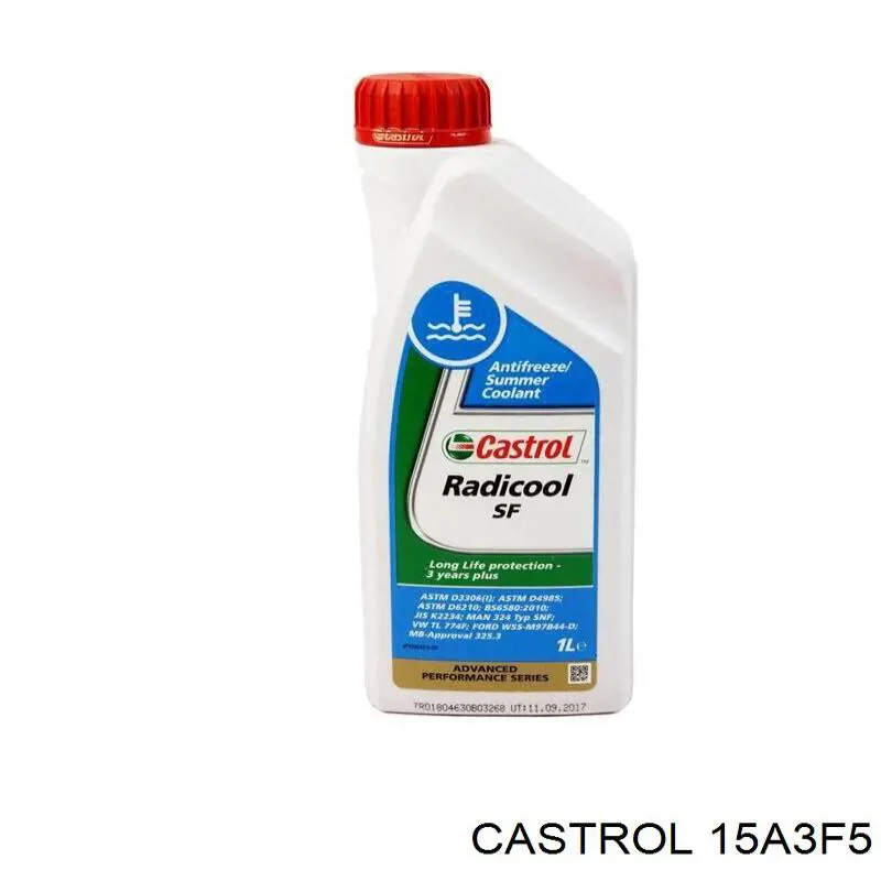15A3F5 Castrol Охлаждающаяя жидкость