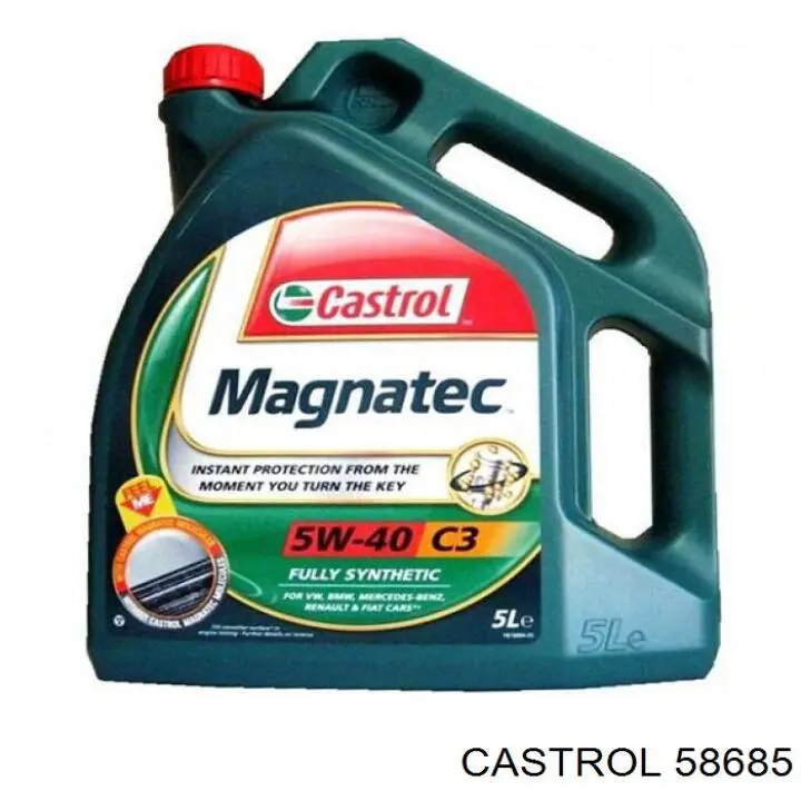 Моторное масло Castrol Magnatec C3 5W-40 Синтетическое 5л (58685)