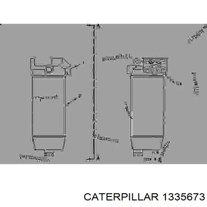 1335673 Caterpillar Фильтр топлива
