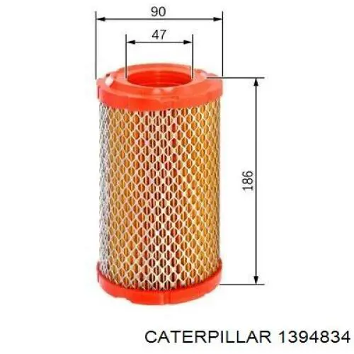 Воздушный фильтр 1394834 Caterpillar