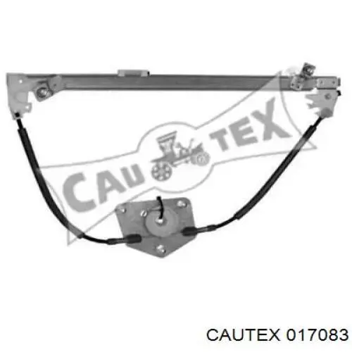017083 Cautex mecanismo de acionamento de vidro da porta dianteira esquerda