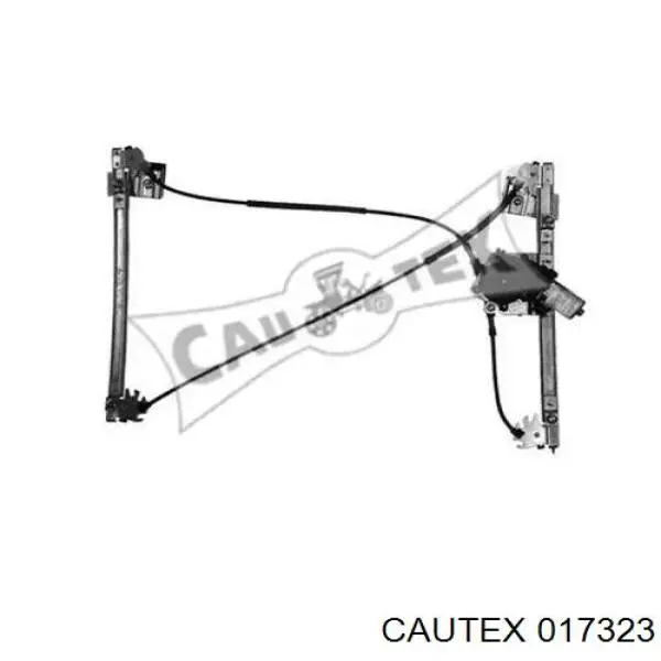 Механизм стеклоподъемника двери передней левой 017323 Cautex