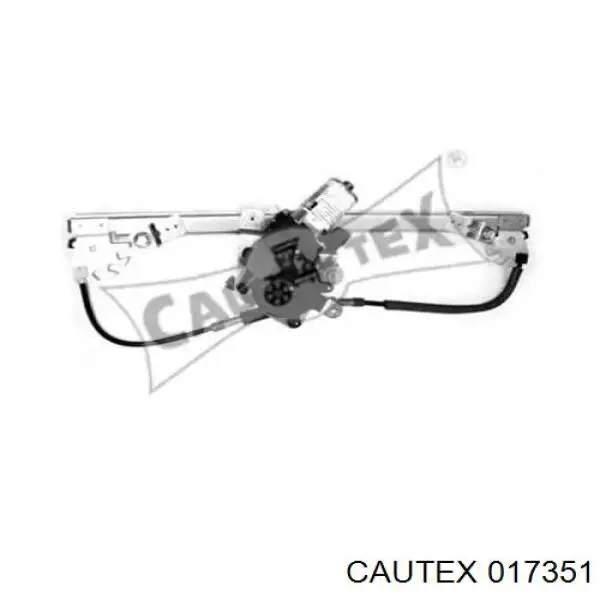 1689042280 Peugeot/Citroen mecanismo de acionamento de vidro da porta dianteira esquerda