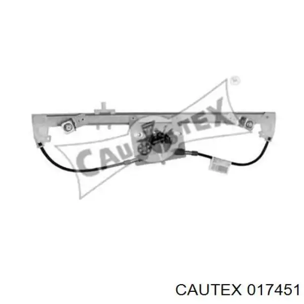 Механизм стеклоподъемника двери передней правой 017451 Cautex