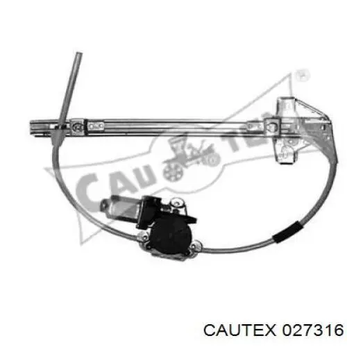 Механизм стеклоподъемника двери задней правой 027316 Cautex