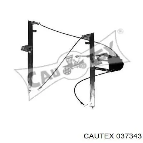 Механизм стеклоподъемника двери передней левой 037343 Cautex