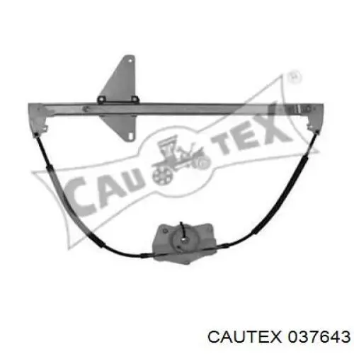 Механизм стеклоподъемника двери передней левой 037643 Cautex