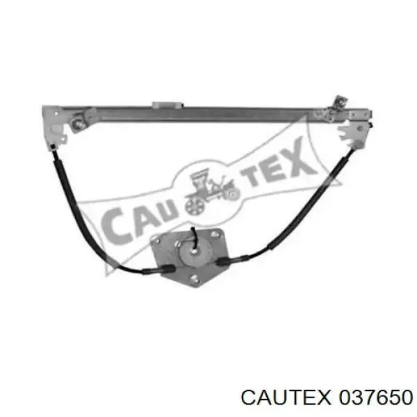 037650 Cautex mecanismo de acionamento de vidro da porta dianteira esquerda