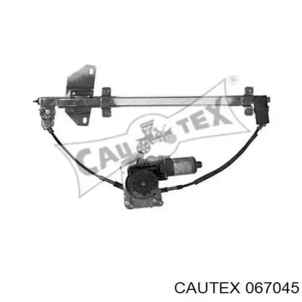 Механизм стеклоподъемника двери передней левой 067045 Cautex