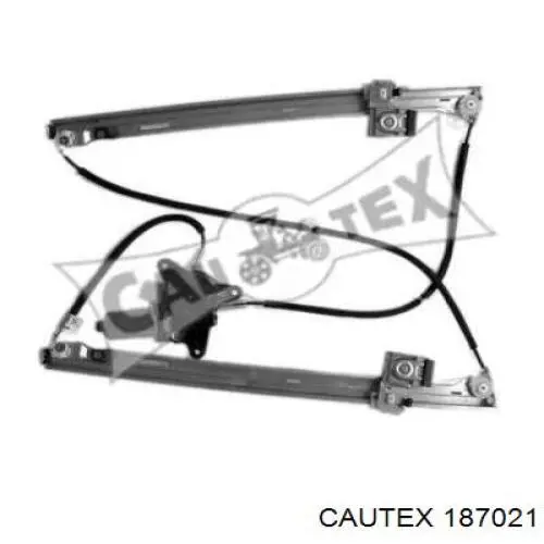 Механизм стеклоподъемника двери передней левой 187021 Cautex