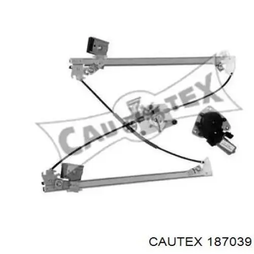 Механизм стеклоподъемника двери передней левой 187039 Cautex