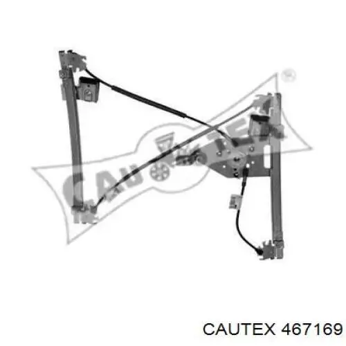 Механизм стеклоподъемника двери передней левой 467169 Cautex