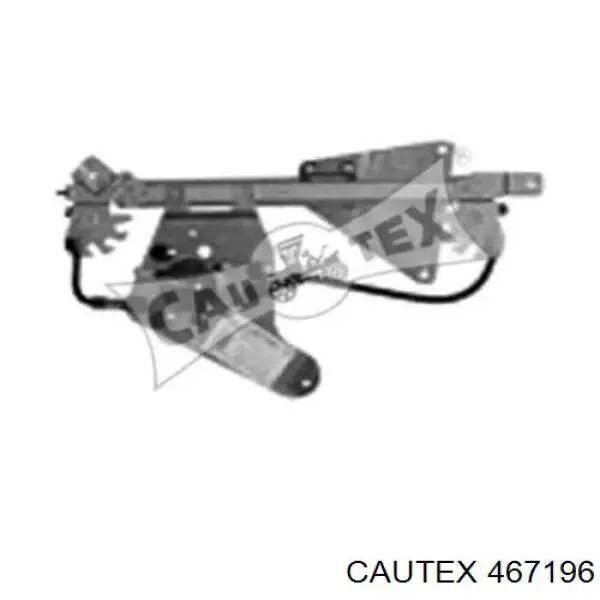 Механизм стеклоподъемника двери задней левой 467196 Cautex